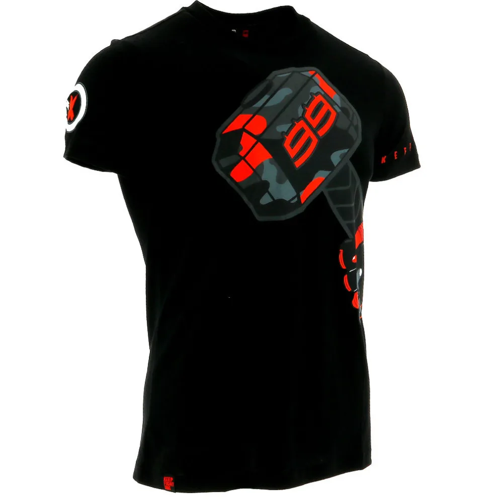 Горный полиэстер Jorge Lorenzo 99 Hammer Мужская футболка для мотокросса, мотоциклистов, гоночных видов спорта, летняя черная футболка G