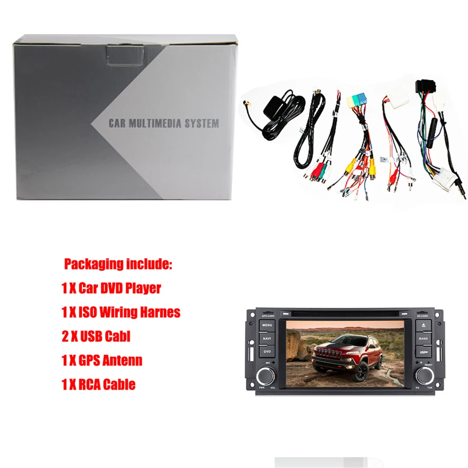 Top Octa Core Android 2 Din Radio Car Central Multimedia Player 4K Video Player Built-in GPS Navigation for Chrysler Sebring Aspen 3 3