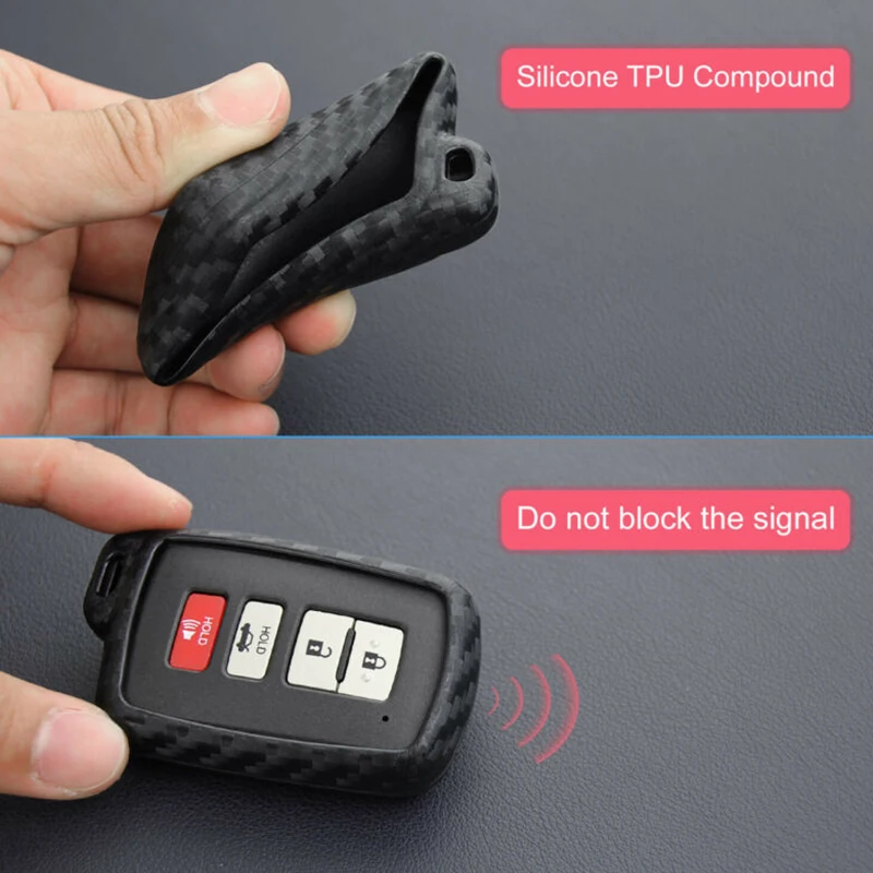 Дистанционный флип-кейс для ключей TPU чехол для Toyota прочный комплект