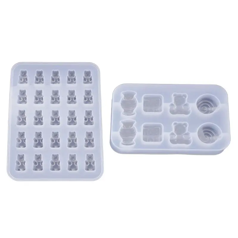 

Crystal Epoxy Resin Mold Candy Pendant Casting Silicone Mould DIY Crafts Jewelry Making Tools