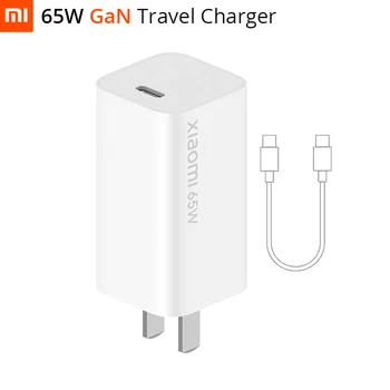 

Original Xiaomi GaN 65W Travel Charger 48% Smaller USB Type-C Smart Output PD Quick Charge 5V/9V/12V/15V=3A 10V=5A 20V=3.25A
