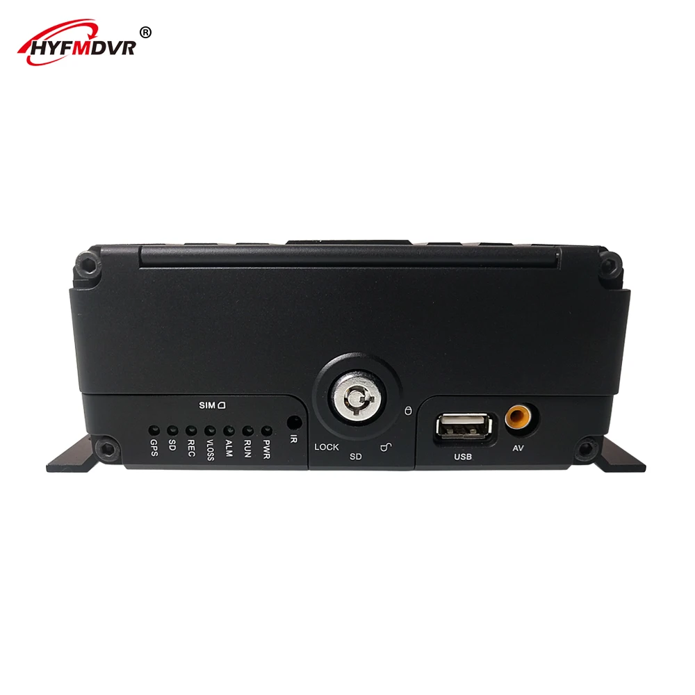 HYFMDVR 3g hard disk all network communication video remote monitoring host wifi gps real-time positioning truck/bus mobile dvr