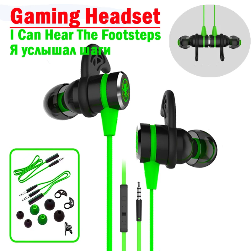 G20 hammerhead Gaming Headset gamer Stereo Bass gaming headphone with microphone Magnetic Original 2 2M wired Earphone for phone