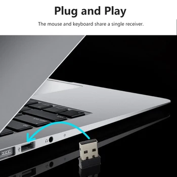 Teclado y ratón para juegos, luz de fondo con cable, sensación mecánica, auriculares, juego de ratón silencioso para PC y portátil, 2 uds. 5