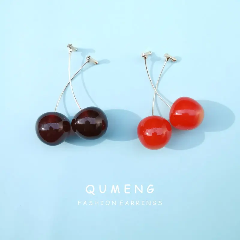 Женские серьги подвески QUMENG 2020 корейские модные длинные с кисточками и
