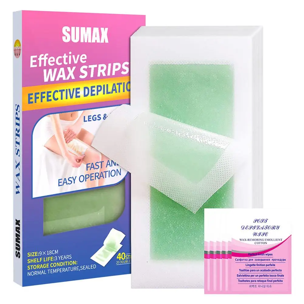 Charlotte Mall Depilatory Paper 5PCS Hair Removal Salon Waxing Strips