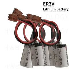 20pcs 100% оригинальные новые батареи ER3V JZSP-BA01 для OMRON CPM2A-BAT01 3,6 V 1A аккумуляторная батарея с вилкой Бесплатная доставка