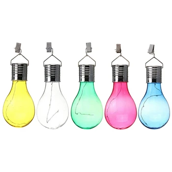 

Colorful Solar Powered Rotatable Led Light Lamp Bulb Outdoor Garden Decor Hanging (Color Ran)