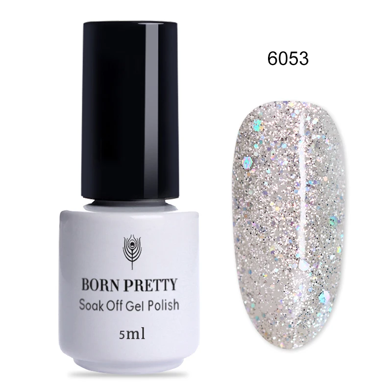 6053 Серия BORN PRETTY Pink Гель-лак для ногтей чистый цветной гель для ногтей лак 6 м отмачиваемый УФ-Гель-лак дизайн ногтей маникюр сделай сам - Цвет: 6053