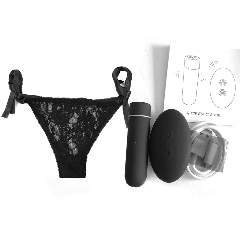 Powerful 9 Speeds Wireless Vibrator Lace Underwear Panty Sex Toys For Women  Clitoral Stimulator Invisible Vibrating Bullet Egg