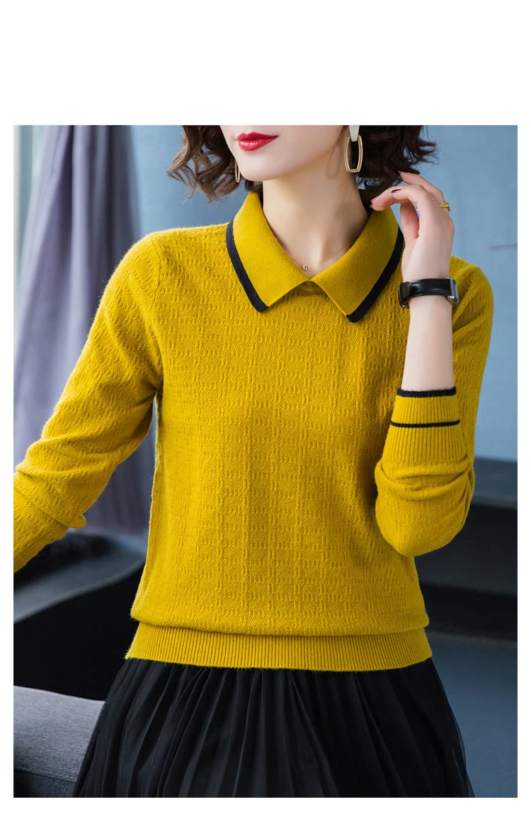 Тонкий Пуловер Женский Купить