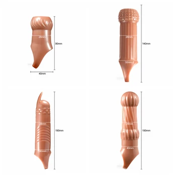 Reusable Penis Enlargement Sleeve Rings Penis Cock Extender Silicone Penis Condom Sex Toy For Men Cock Enlarger Penis Attachment 4