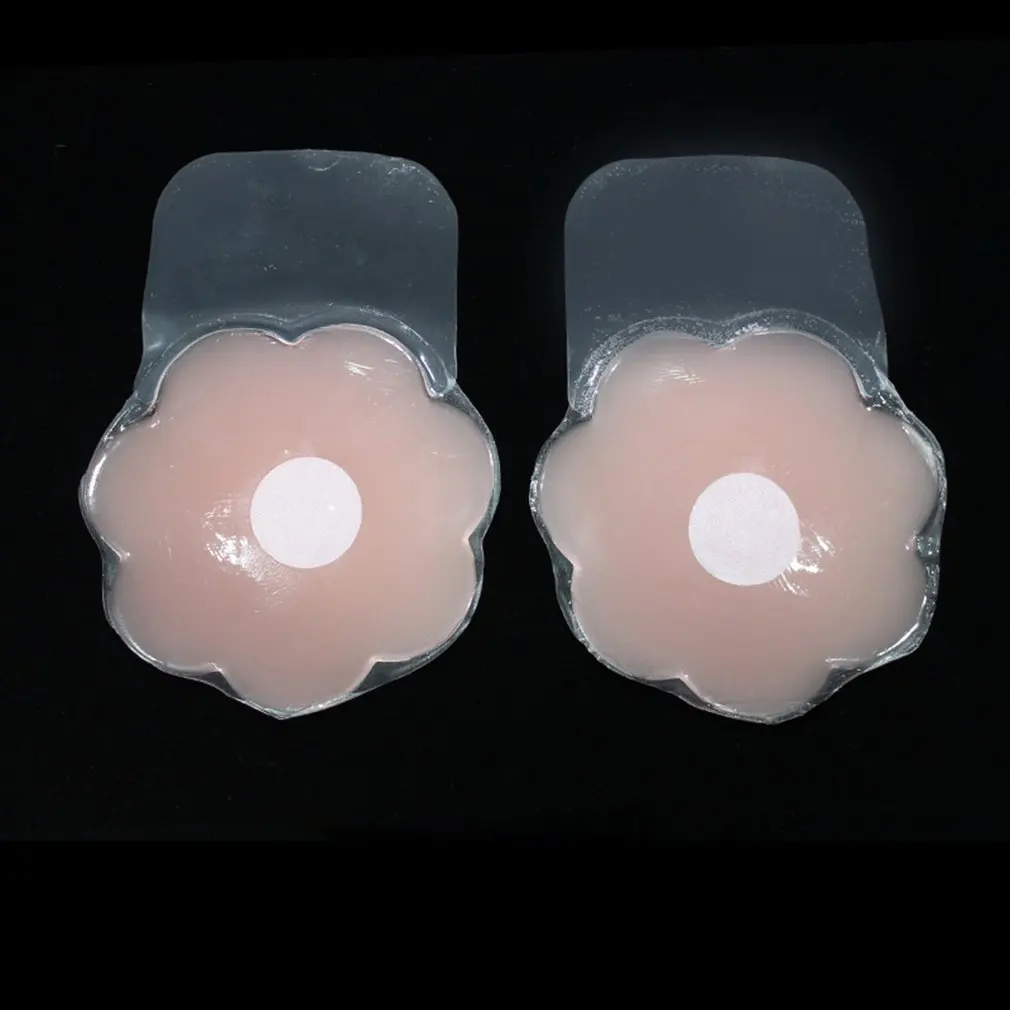 

Silicone Invisible Lifting Nipples Pulling Chest Plaster Gathered Anti-Lighting Chest Nipple Stickers