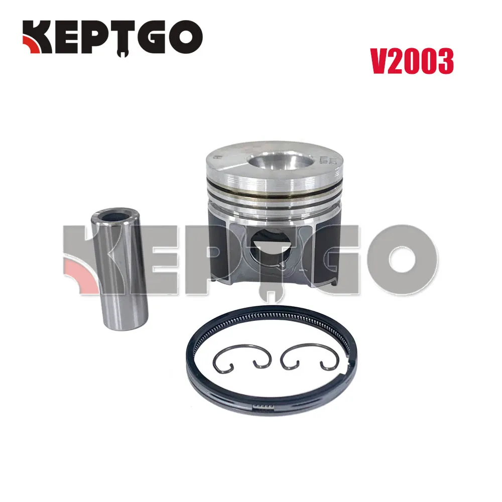 Novo v2003 pistão + anéis kit std para kubota