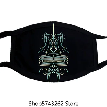

C10 Blue-Menke Pinstriping Popular Tagless Tee Mask Washable Reusable Mask
