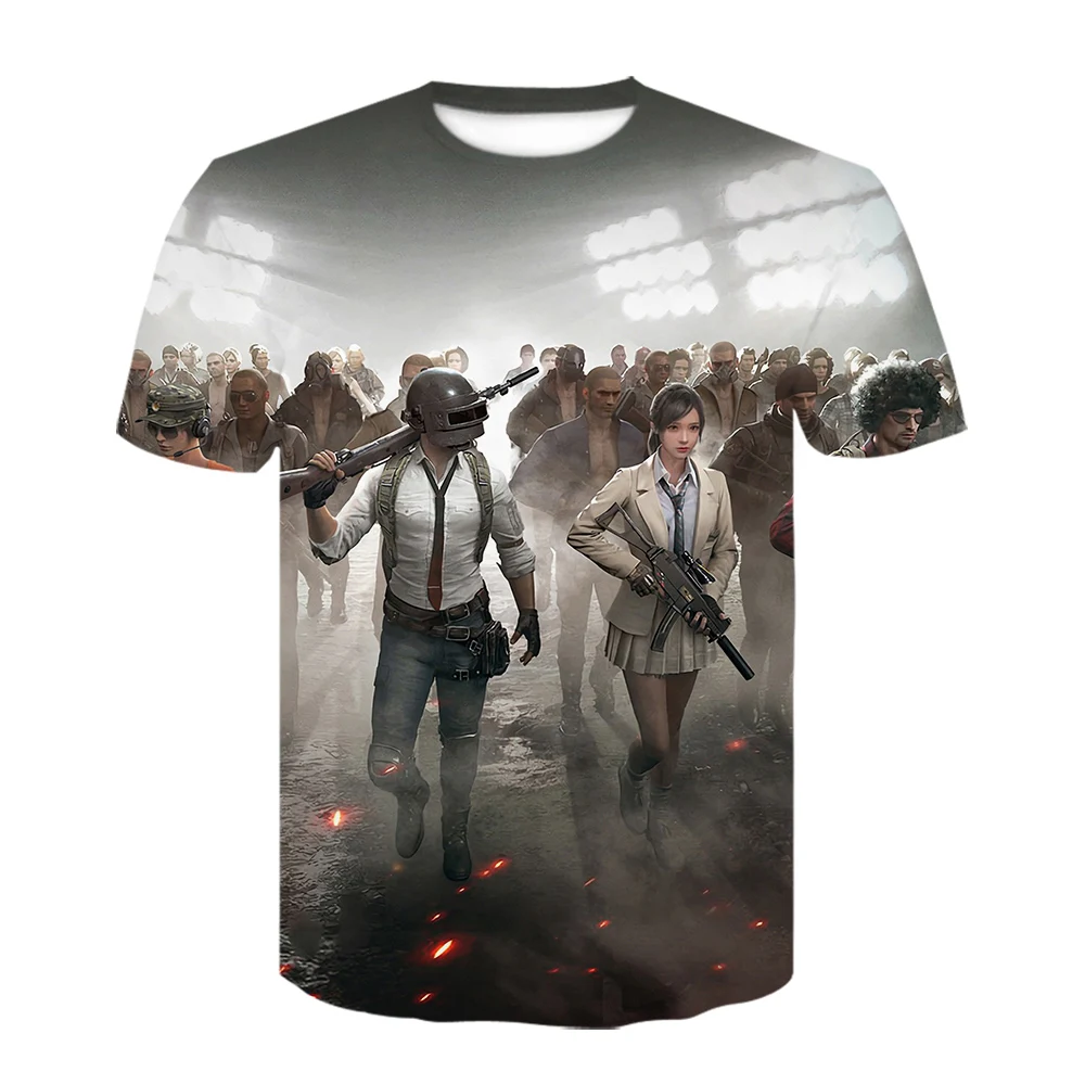 Новинка 2020 года PUBG 3D футболка Мужская и толстовка модная популярная игра поле