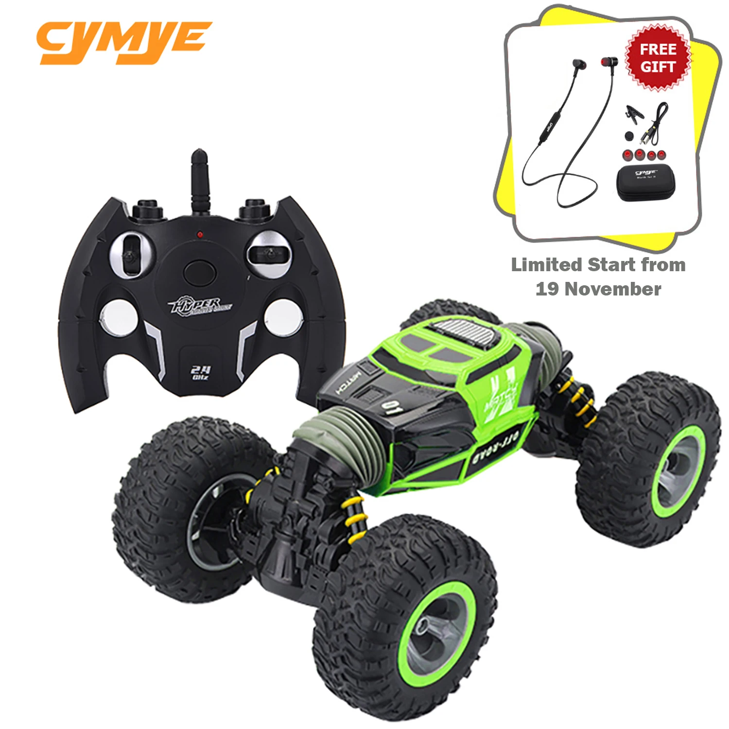 Cena Cymye RC Car 4WD dwustronny 2.4GHz jeden klucz transformacja cały pojazd terenowy Varanid samochodów wspinaczkowy zdalnie sterowana ciężarówka