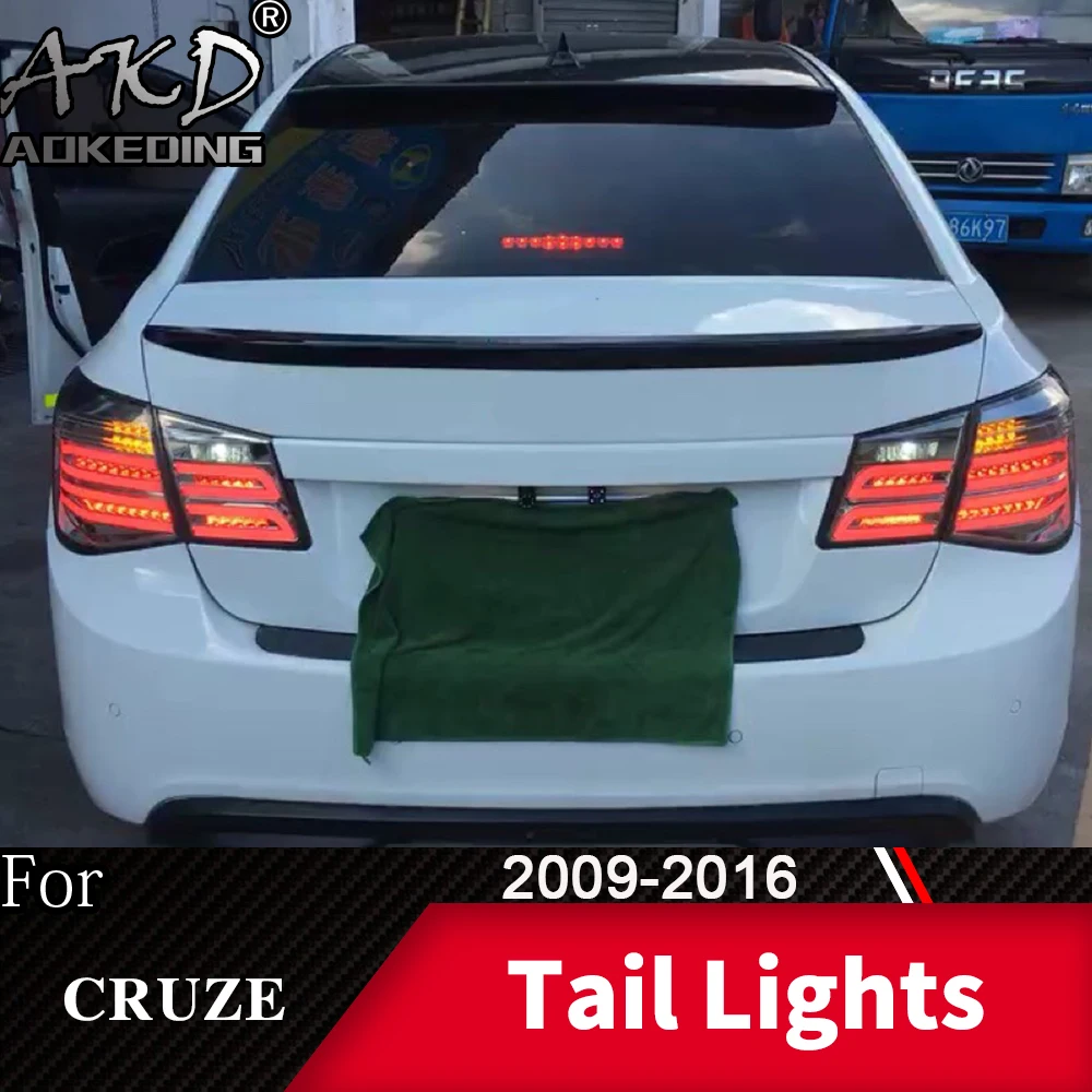 

Задняя фара для Chevrolet Cruze 2009-2016 Cruze седан, задние фонари, противотуманные фары, дневные ходовые огни, DRL, тюнинг, автомобильные аксессуары