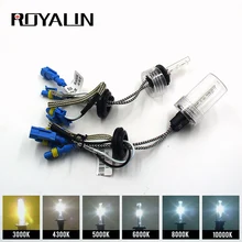 ROYALIN 55 Вт HID ксеноновые лампы H1 D2H HC21 супер яркий 4300 К 5800 к 6000 К одиночный светильник головной светильник s Белый Цвет Автомобильный Стайлинг модификация