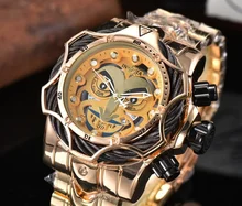 

2021 easy to sell men's steel wire large dial clown quartz watch for fat people Genuine Fashion New Arrivals Hot