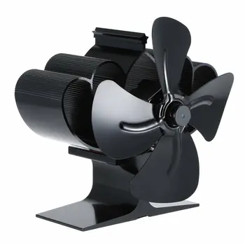 

Mini Fireplace Thermal Power Air Heater Four Leaves Electric Fireplace Environmental Silent High Efficiency Air Heater