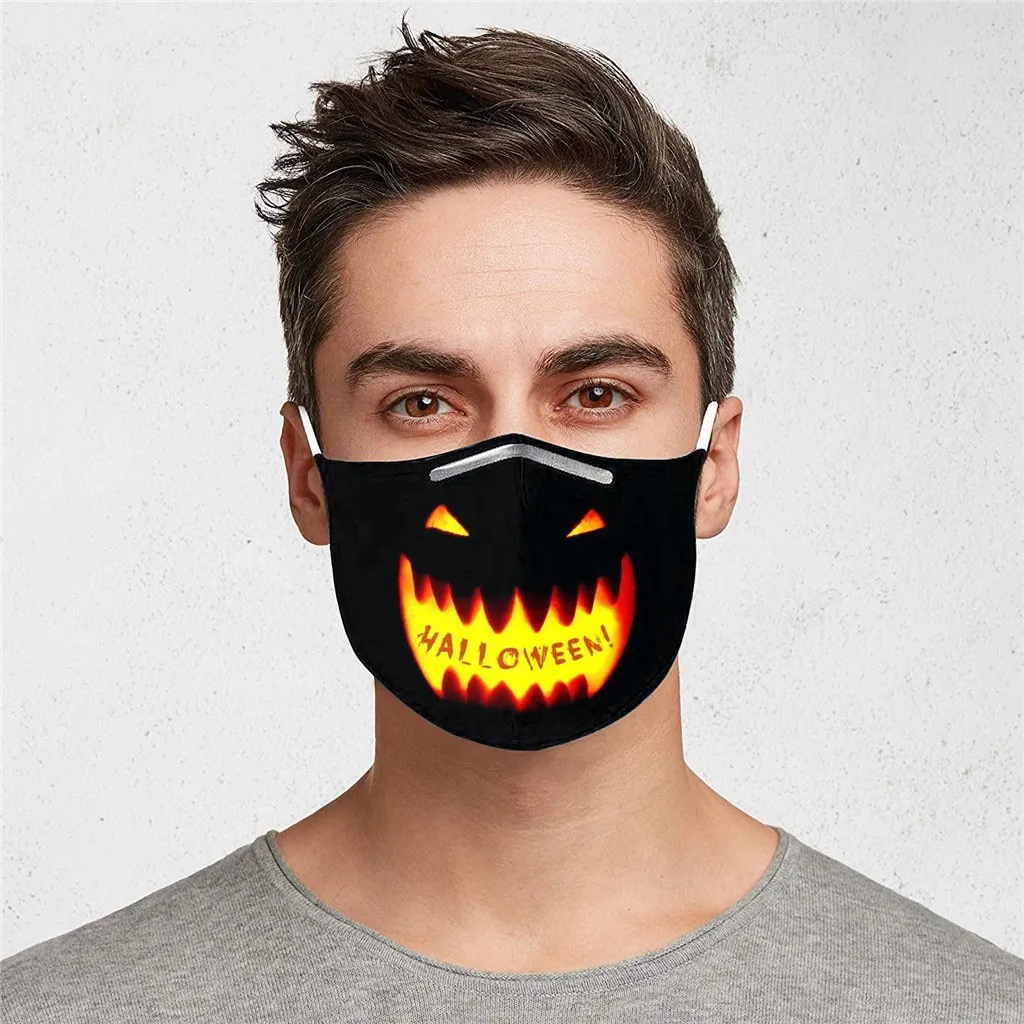 Halloween Print Windbreak Seamless Outdoor Riding Quick-drying Dustproof Mascarillas Facial Face Cover |