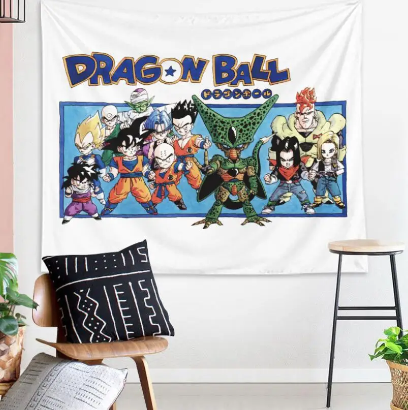 10 Dragon Ball живопись гобелен 3D печать ленты прямоугольный домашний Декор настенный WUKONG15 - Цвет: 10
