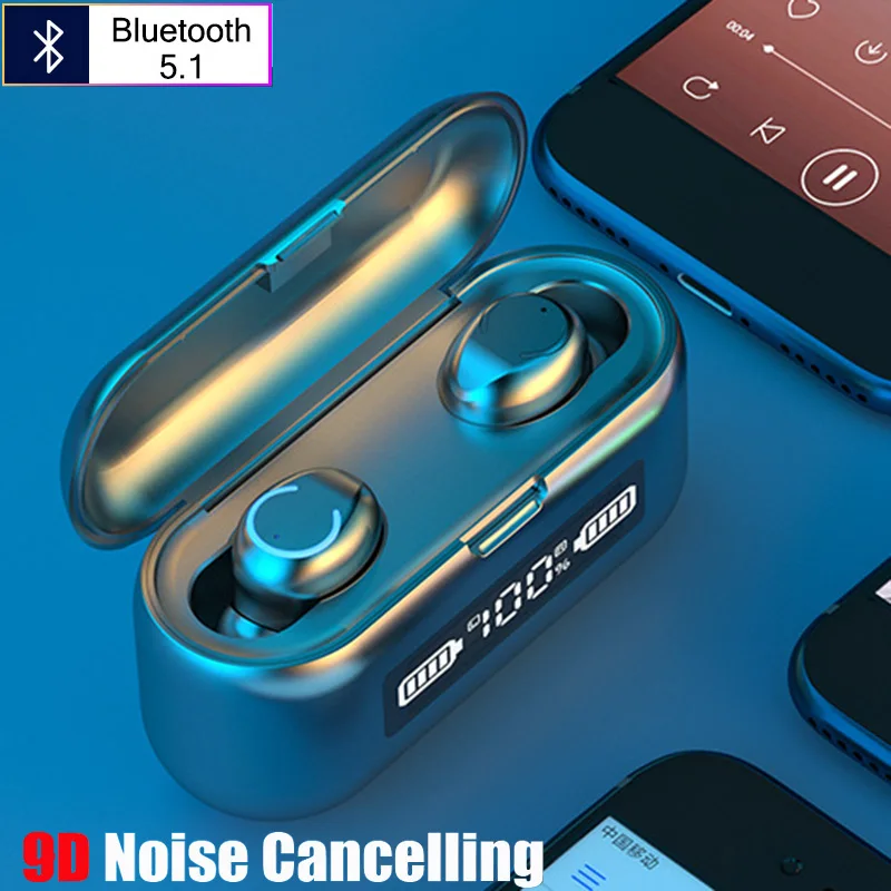 Наушники вкладыши Bluetooth 5 0 спортивные музыкальные наушники беспроводная