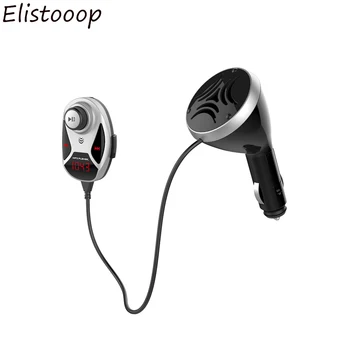 

Elistooop FM Transmitter Bluetooth 4.0 Car Kit MP3 Player Wireless Handsfree Audio Receiver Dual USB Charger LED Display Newest