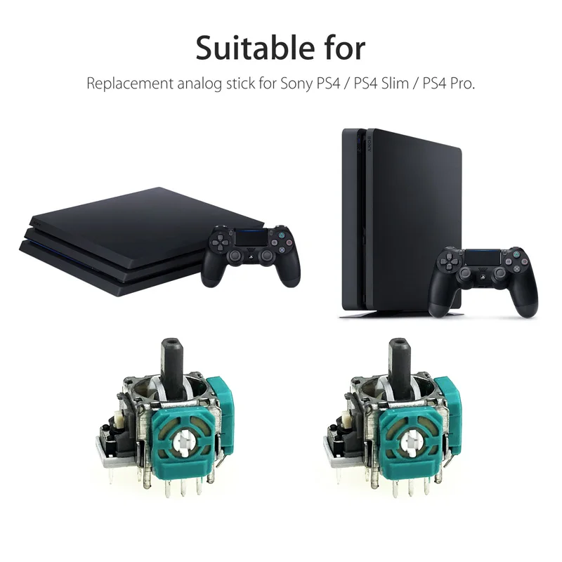 2 шт. 3D аналоговые потенциометры для джойстика сенсорный модуль Playstation 4 PS4 Slim Pro