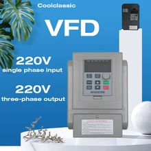 Inverter Spindle-Motor Speed-Controller Vfd 2.2kw 60hz Fequency 3-Phases 220V CNC 50hz
