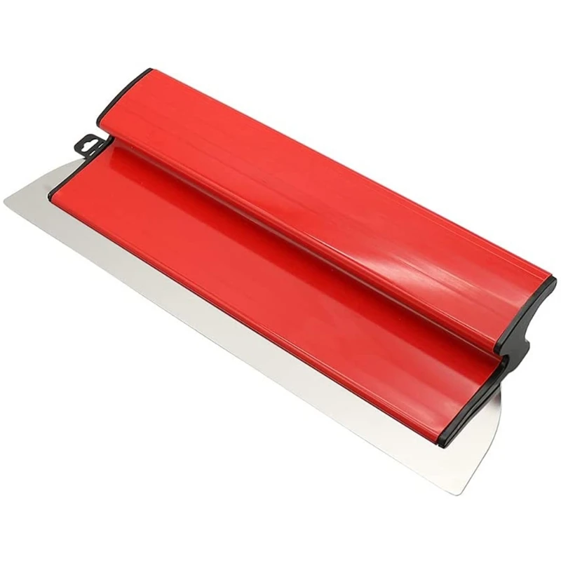 D7WA Red Drywall Skimming Blade Plastering Painting Drywall Smoothing Spatula 40cm 3