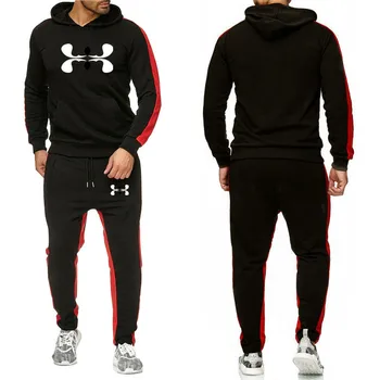 

Brand Mens Tracksuit Set Hot Sports Clothes Male Tracksuit Men Suit Male Pants Brand Sweatshirt + Trousers Basketball Clothing