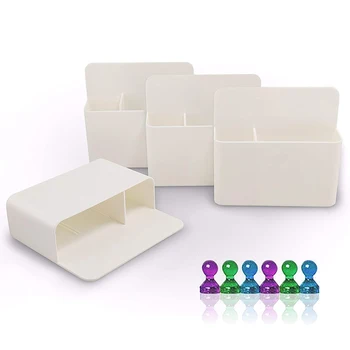 

4 Pack netic Marker Holder, Dry-Erase Marker Holder netic for Whiteboard (Includes 6x netic Pins)