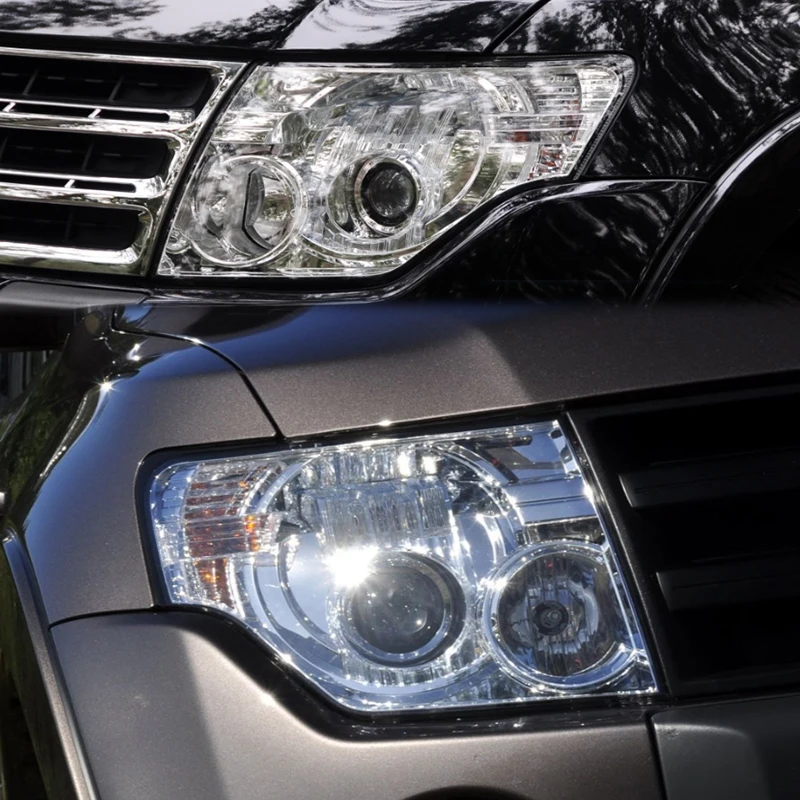 2 шт. для Mitsubishi V93 V97 V87 объектив абажур фары крышка объектива лампы прозрачный корпус передняя фара корпус