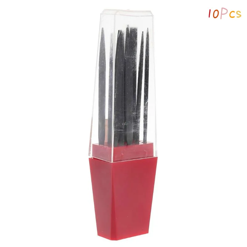 10PCS Small Needle Files Set 140mm Alloy Jewelry Tools Beading Hobby Crafts 300 fine-150MM 2