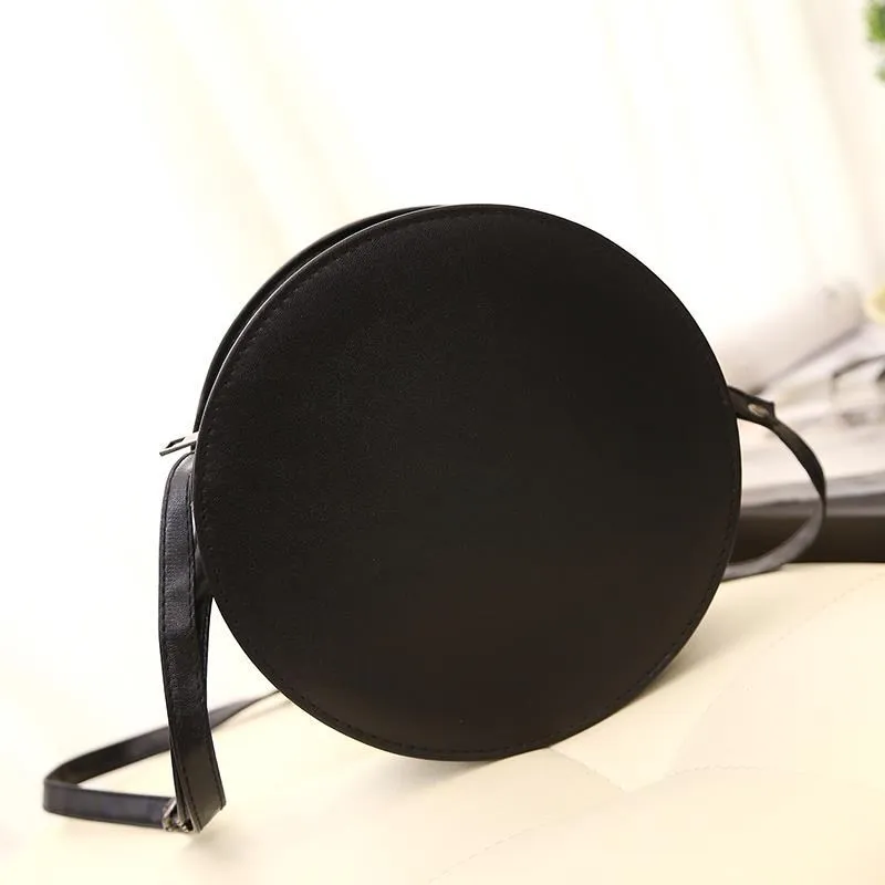 

2018 New Style Trend Cool Versatile Rabbit Eared Small round Bag Pu Material Single-shoulder Crossbody Bag Women's
