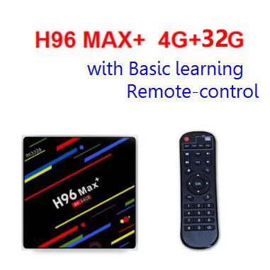 Новейший H96 Max+ Android tv Box Android 9,0 2,4G 5G WiFi Ip tv 4K box 4G 64G или 4G 32G или 2G 16G Голосовое управление GROS RK3328 - Цвет: 4G RAM 32G ROM