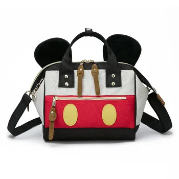 

Disney Mickey Donald Duck Mommy Bag Diaper Bag Big Opening Crossbody Bag Mother Mom Handbag For Babies Nappy Backpack M4670