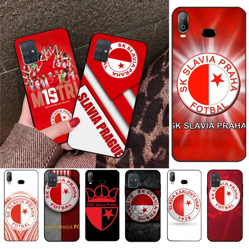 Чехол для мобильного телефона Sk Slavia Praha черный чехол Samsung A10 A20 A30 A40 A50 A70 A80 A71 A51 A6 A8