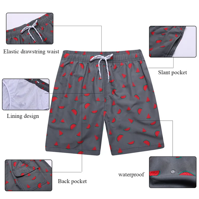 Low Price SHUJIN 2020 Summer Hot Sale Male Short Pants Men' Beach Shorts Quick Dry Printing Board Shorts Men Casual Slim Boxers Bottoms