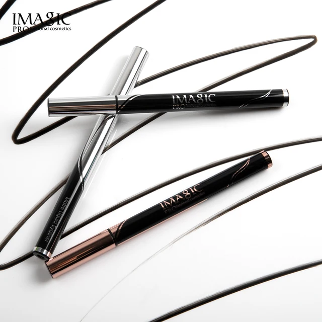 IMAGIC Waterproof Eyeliner Shine Eyeliner Matte Make Your Beauty Black Long Lasting Eyeliner Pen Makeup Cosmetic Tool 4