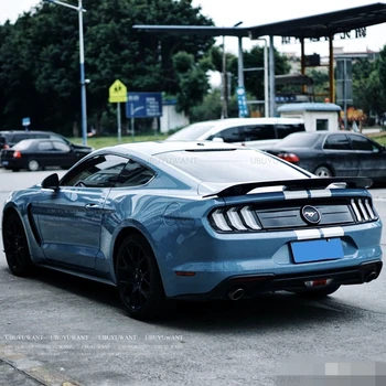 

UBUYUWANT Car Styling High Quality ABS Exterior Rear Spoiler Tail Trunk Boot Wing Decoration FOR Ford Mustang GT500 2015-2020