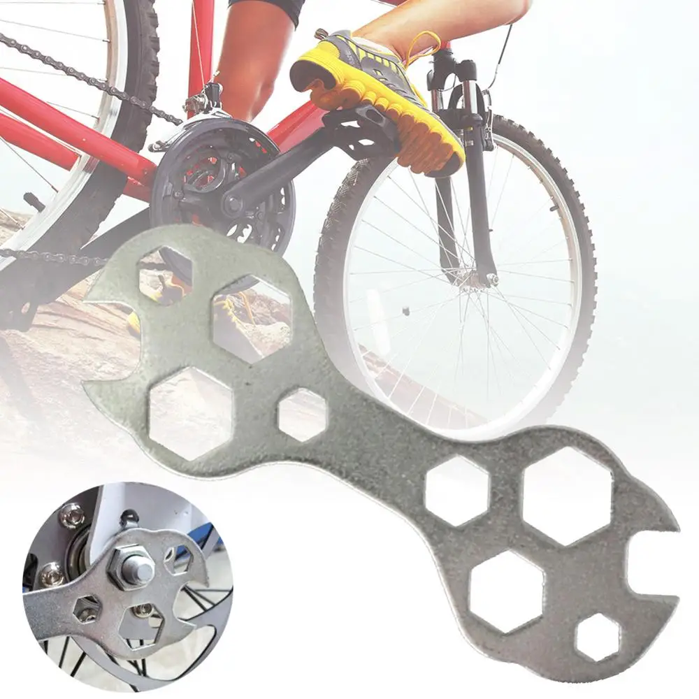 

10 in 1 Bicycle Cycling Bike Wrench Steel Hexagon Spanner Repair Tool Kits Multifunction Wrench Flat Spanner Bicycle Tools