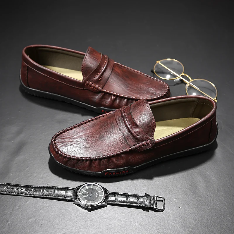 

2020 Men Peas Shoes Man Formal Shoes Leather Luxury Fashion Wedding Shoes Men Oxford Dress Shoes Business Leather Flats Shoes %