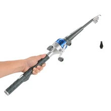 Мини Складная удочка комбинированный набор рыболовных приманок леска Карп комбинированный набор с удочкой телескопическая удочка Катушка 151 см