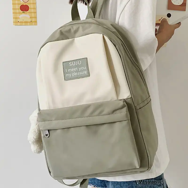 ファッション女性のバックパックかわいい防水ナイロンmochilasスクールバッグ代の少女ランドセルカレッジかわいい旅行リュックサック女性 バックパック Aliexpress