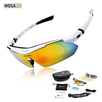 

Outdoor Riding Glasses Bicycle Goggles Sports Glasses High-definition Polarizer Anti Ultraviolet 5pcs Lens， For Men And Women