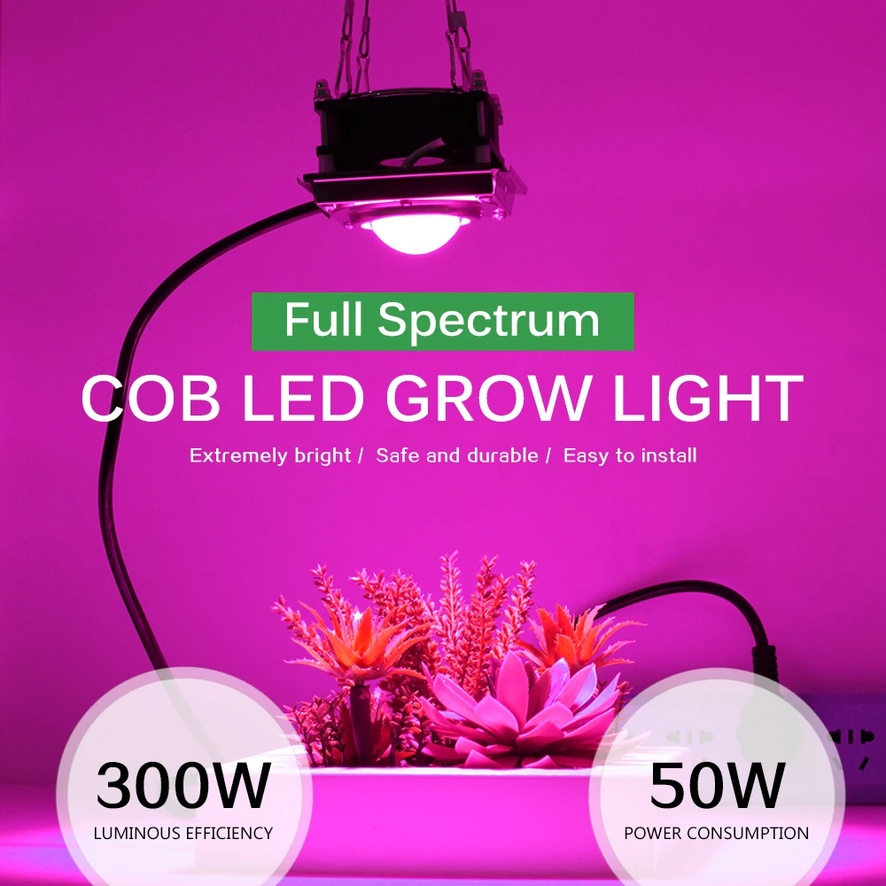 300W LED Grow Light Полный спектр высокой светоотдачей для внутреннего Открытый