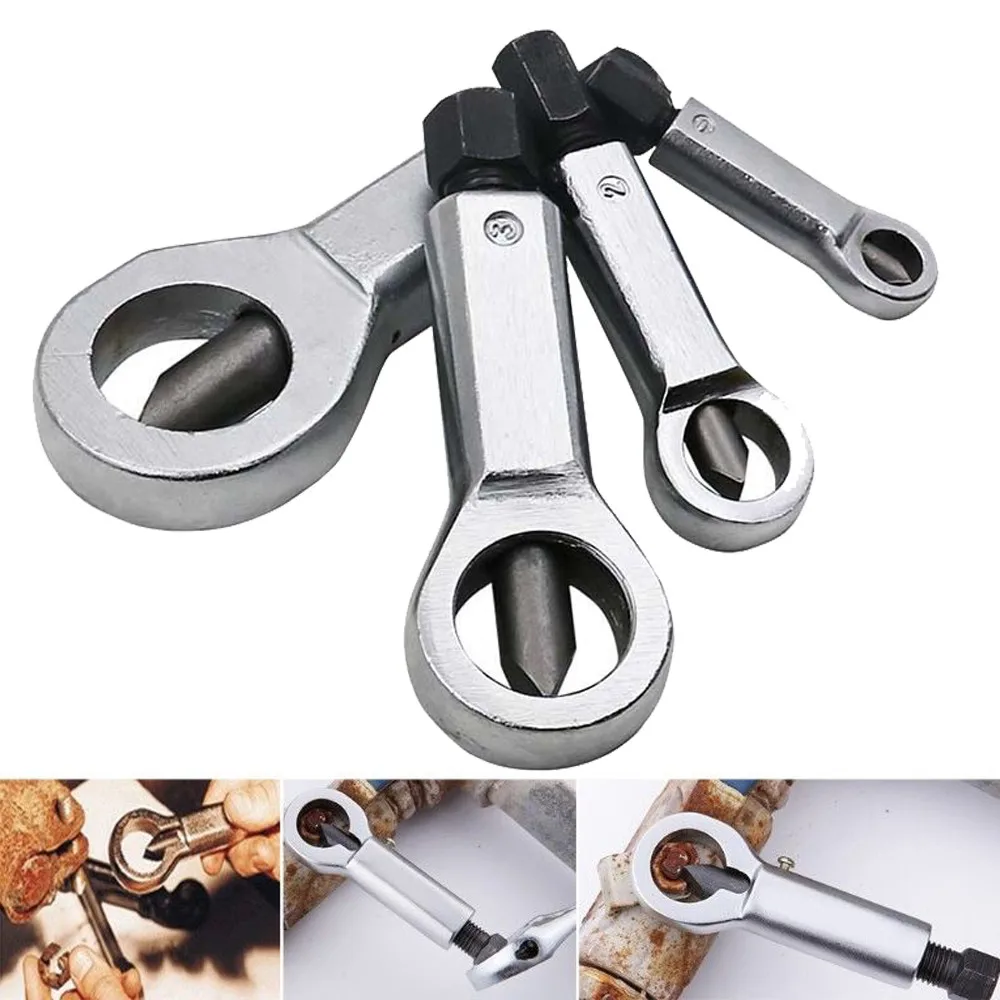 Zonfer Manual De Metal 1pc Nut Splitter Galleta De La Tuerca Removedor Extractor De Presi/ón Tuerca Herramienta Bracker Remover 9-12mm